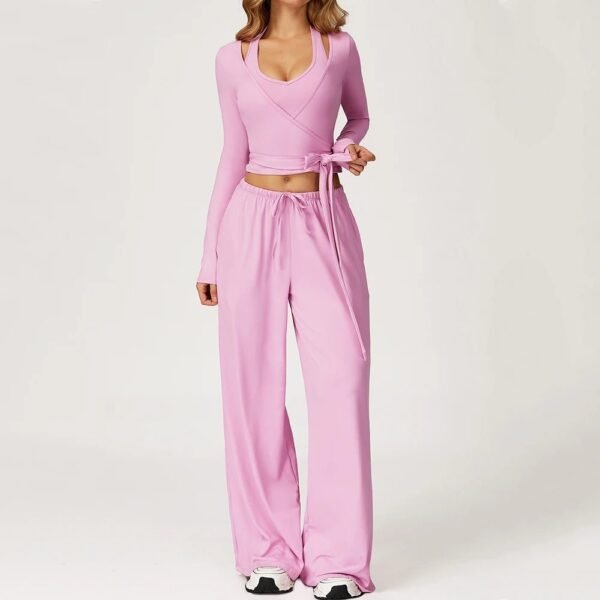 Women’s Long-Sleeve Yoga & Gym Set