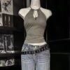 Women’s Y2K Harajuku Crop Tank Top