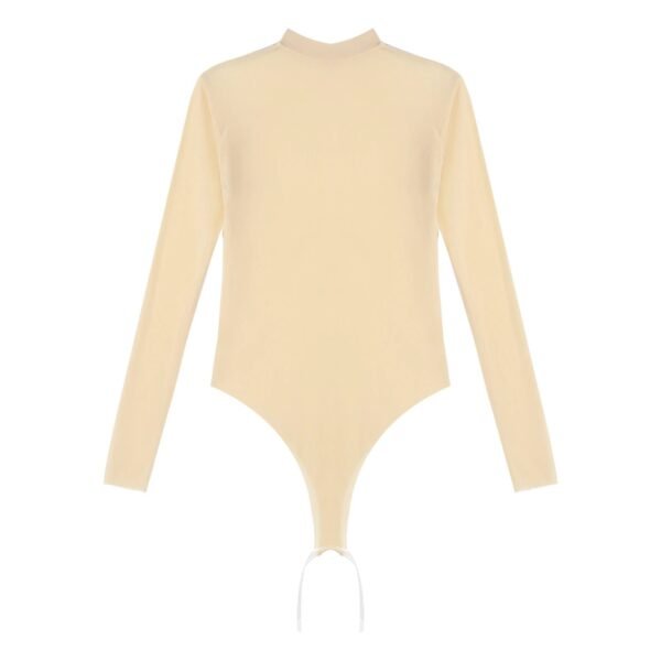 Women’s Sheer Long-Sleeve Bodysuit