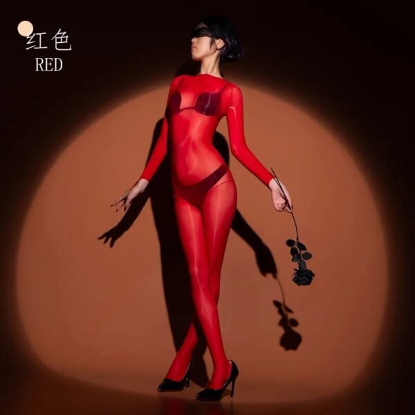 Unisex Shiny Seamless Bodysuit