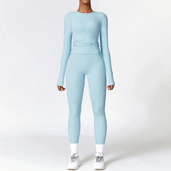 Sc81f02c03e0f49ea89545c22f93dfc8bj.jpg 2-Piece Seamless Yoga & Gym Set