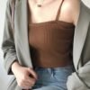 Women’s Backless Halter Crop Top