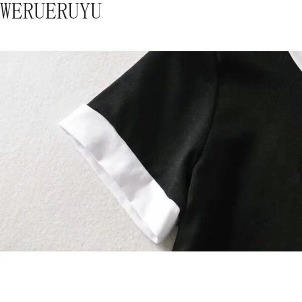 Women’s Y2K Harajuku Black Bodysuit