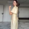 Women’s V-Neck Top & Wide-Leg Pants Set