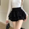 Women’s Y2K Balletcore Ruffle Mini Skirt