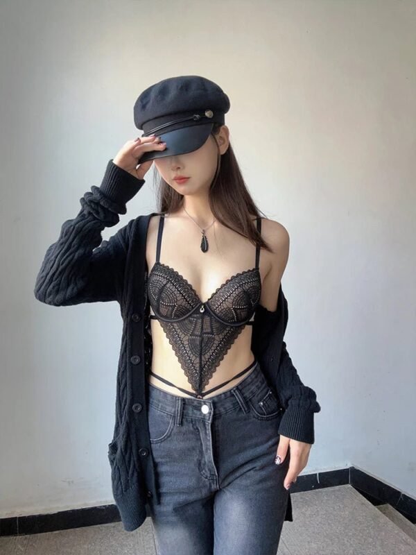 Sd67f1f2153b04cce90eb743fbe8368329.jpg Deep V-Neck Lace Shaping Bodysuit