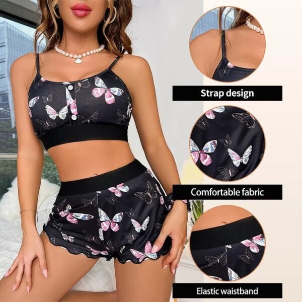 Sd7d459a66d7a46079a60d7bc82e3669b1.jpg Women’s Butterfly Print Cami Pajama Set