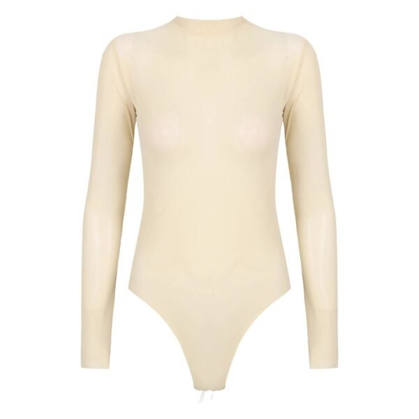 Women’s Sheer Long-Sleeve Bodysuit