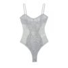 Women’s Sheer Lace Mesh Bodysuit