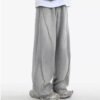 Men’s Y2K Pleated Straight Pants