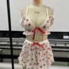 Se720fd77ee2a4bf3a37ff627217d9e1d3.jpg Strawberry Print Lace Pajama Set