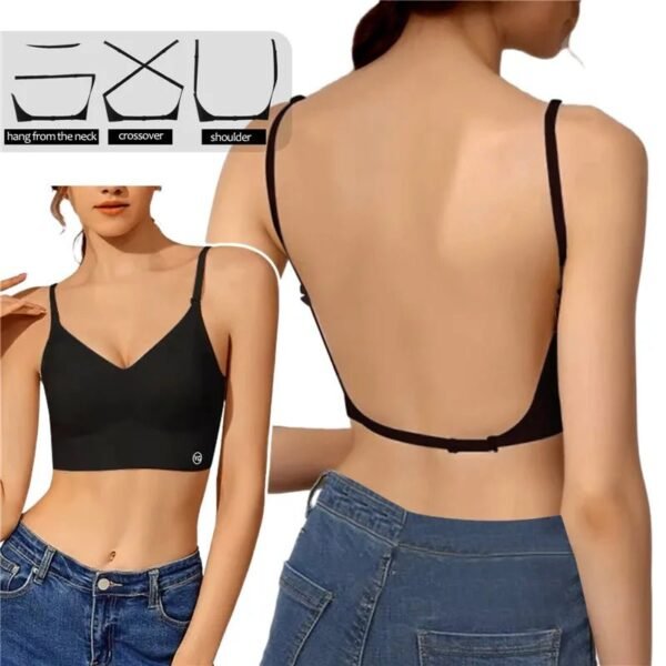 Invisible Backless Push-Up Bra