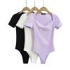 Women’s Square-Neck Short-Sleeve Bodysuit
