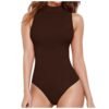 Seeacad0e98d547f2b3c4cd5308335fdcv.jpg : Women’s Sleeveless Turtleneck Bodysuit