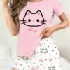 Seeeecc03d47c40b6a3f7d46337c2e3627.jpg Women’s Cat Print Pajama Set