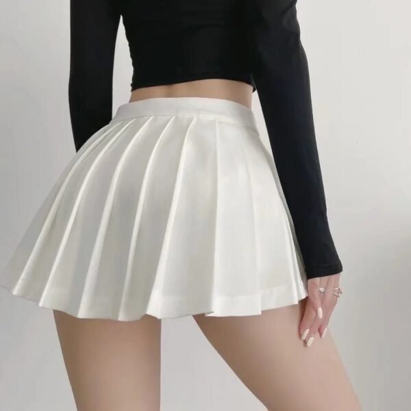 Sefd7e600d3454c08a6c6e01104dcbfc6C.jpg Women’s High-Waist Pleated Mini Skirt