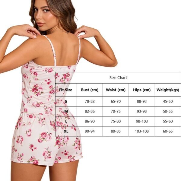 Sf016a334d0324f04be453f683d8a5ba9u.jpg Women’s Satin Vest & Shorts Pajama Set