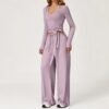 Women’s Long-Sleeve Yoga & Gym Set
