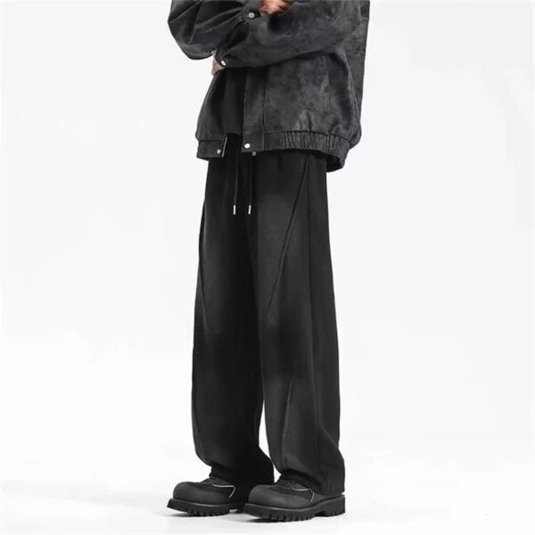Men’s Y2K Pleated Straight Pants