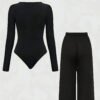 Sf4d770692d98455cb08f78434d9f6e8fw.jpg Plus Size Black Ribbed Bodysuit Set