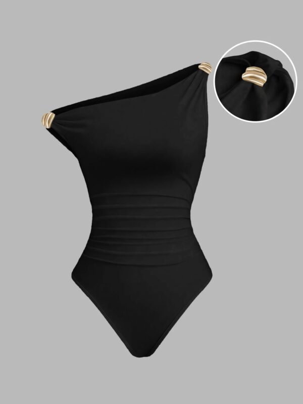Sf5f45204904244b3acdc1d6b4165d774V.jpg Women’s One-Shoulder Ruched Bodysuit