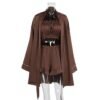 Sf60d9240f54246228942ae542a2f5567n.jpg Brown Satin 3-Piece Pajama Set