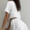 Sf727f0e749c04de99b2a63aee965b0a7d.jpg Women’s Solid Color Shorts Pajama Set