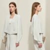 Women’s V-Neck Blazer & Casual Pants Set