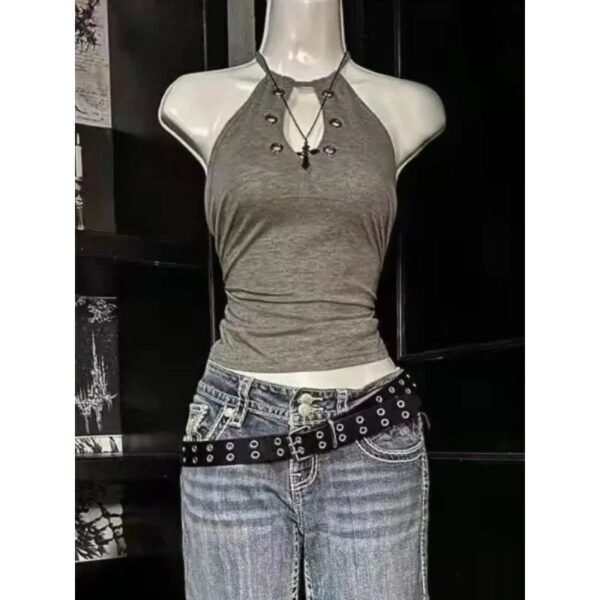 Women’s Y2K Harajuku Crop Tank Top