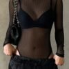 Sfc27543d4765479e8eb182a0e8072415v.jpg Black Mesh Stripe Bodysuit