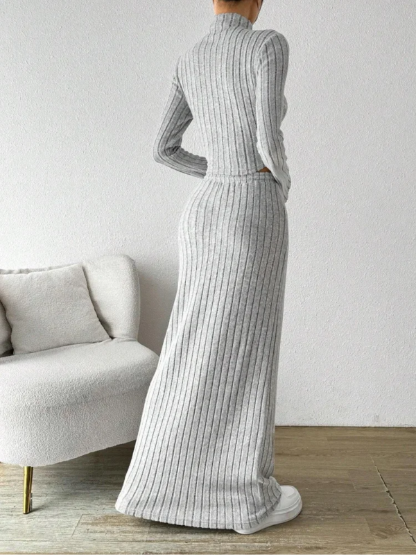 Sfe277bfa3cf146a7ba5214839b3e2cdan.png Women’s Knitted Crop Top & Pants Set