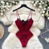 Women’s Bowknot Corset Shapewear Bodysuit